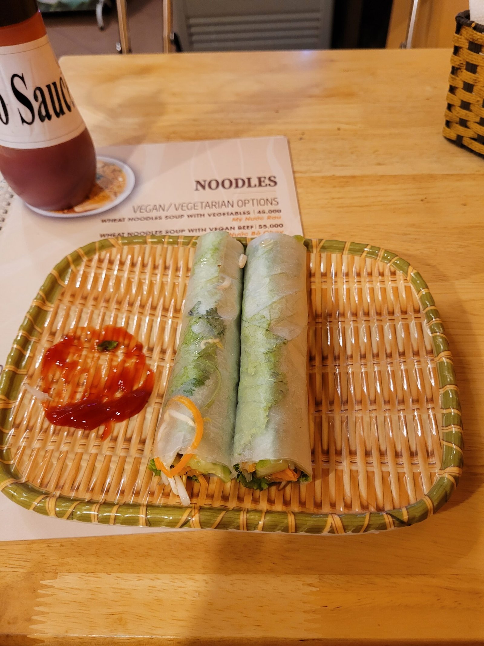 Vietnam Vegetable spring roll Vietnam street food