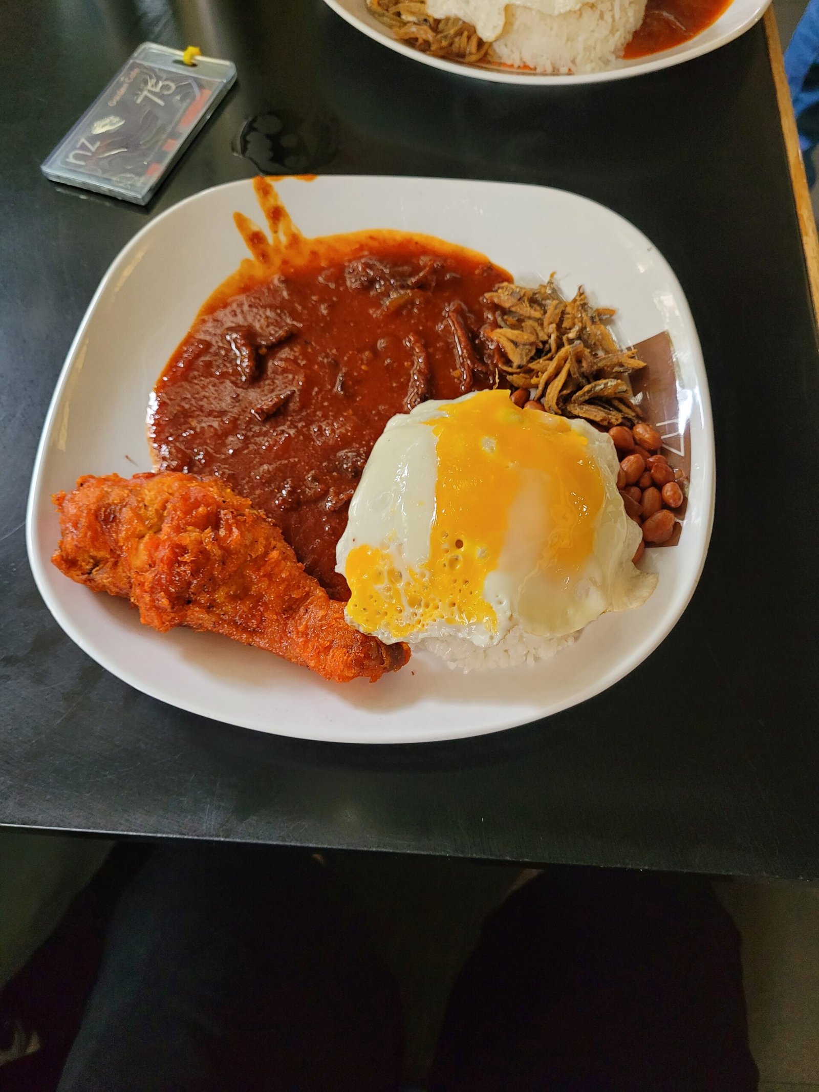 Nasi lemak Petronas Towers Kuala Lumpur Malaysia