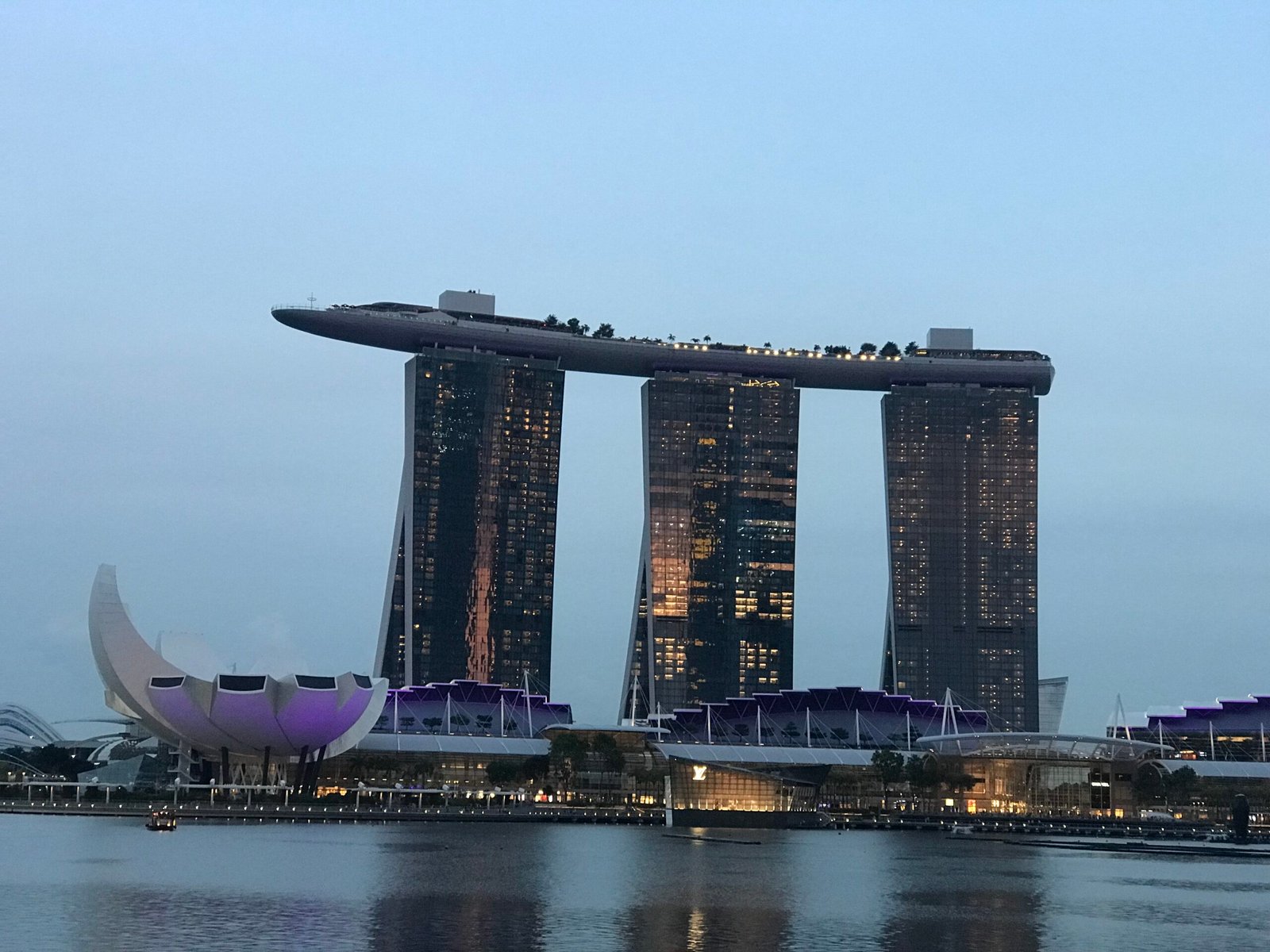 Marina Bay Sands Singapore night budget travel India