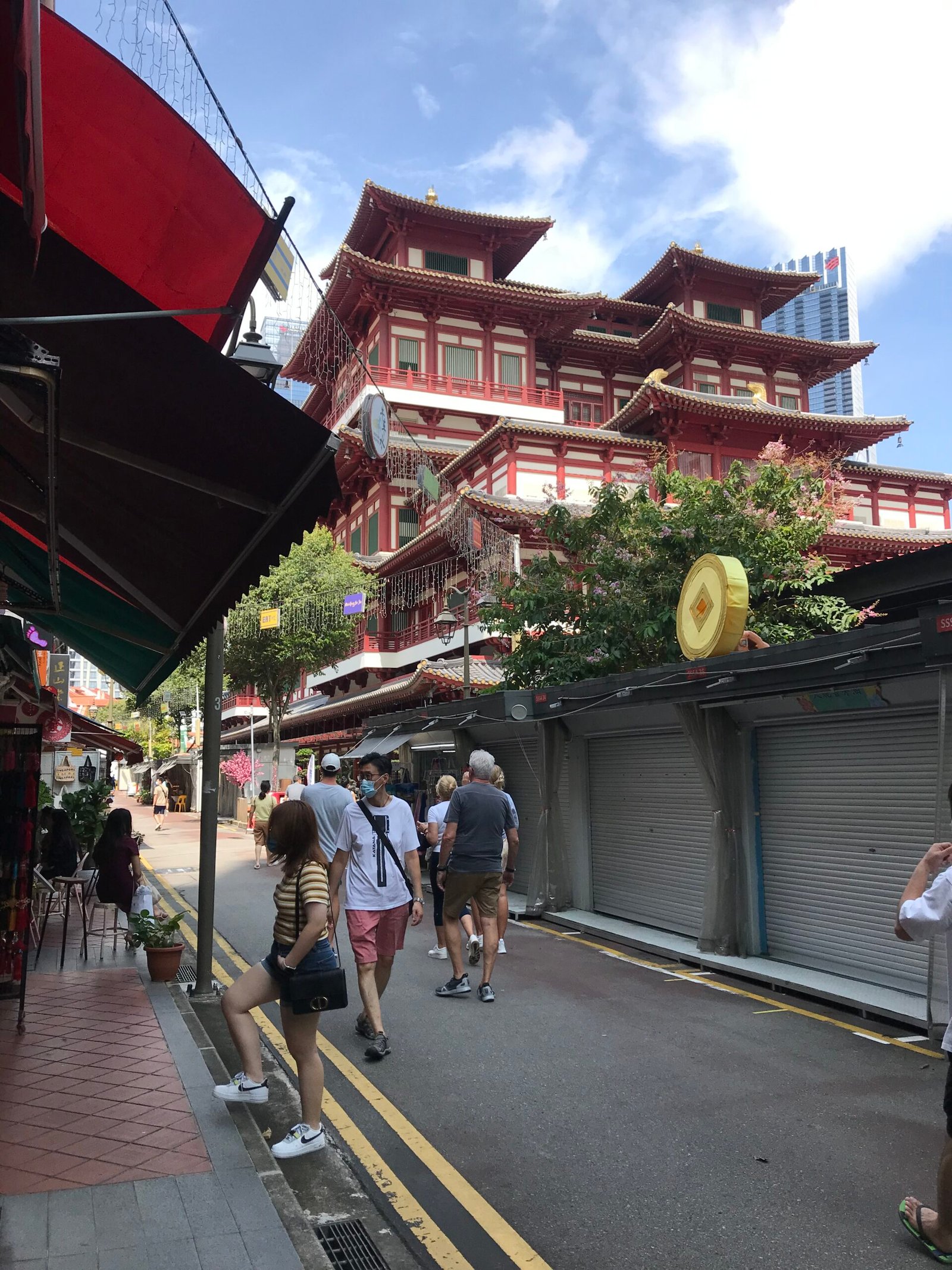 Chinatown Singapore street scene budget travel