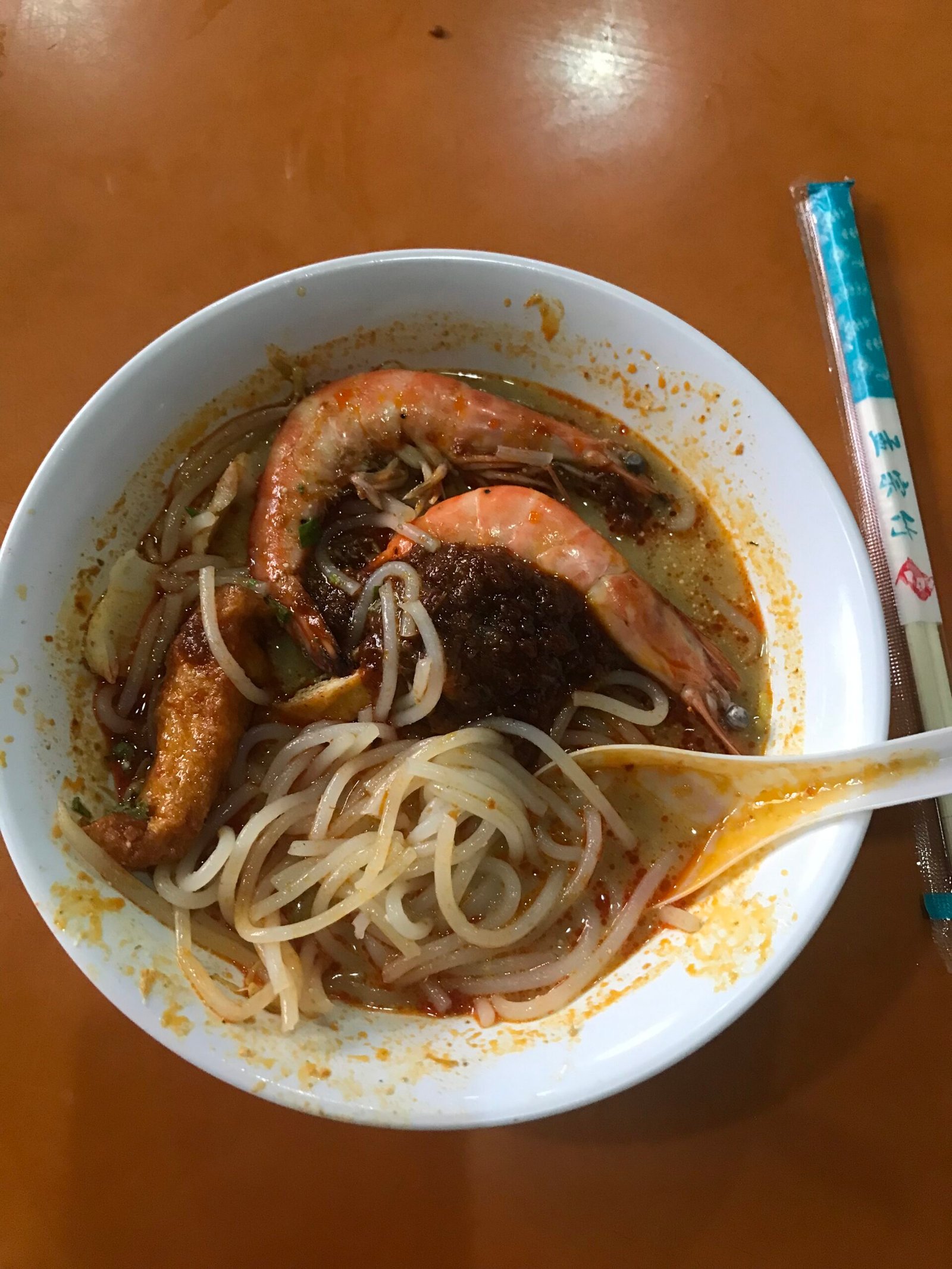 Singaporean Laksa hawker budget food Indians